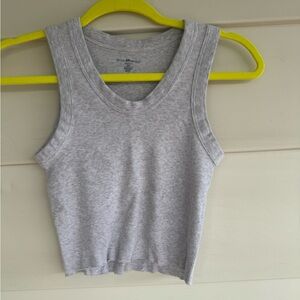 Brandy Melville Light Gray Tank Top (Conner)